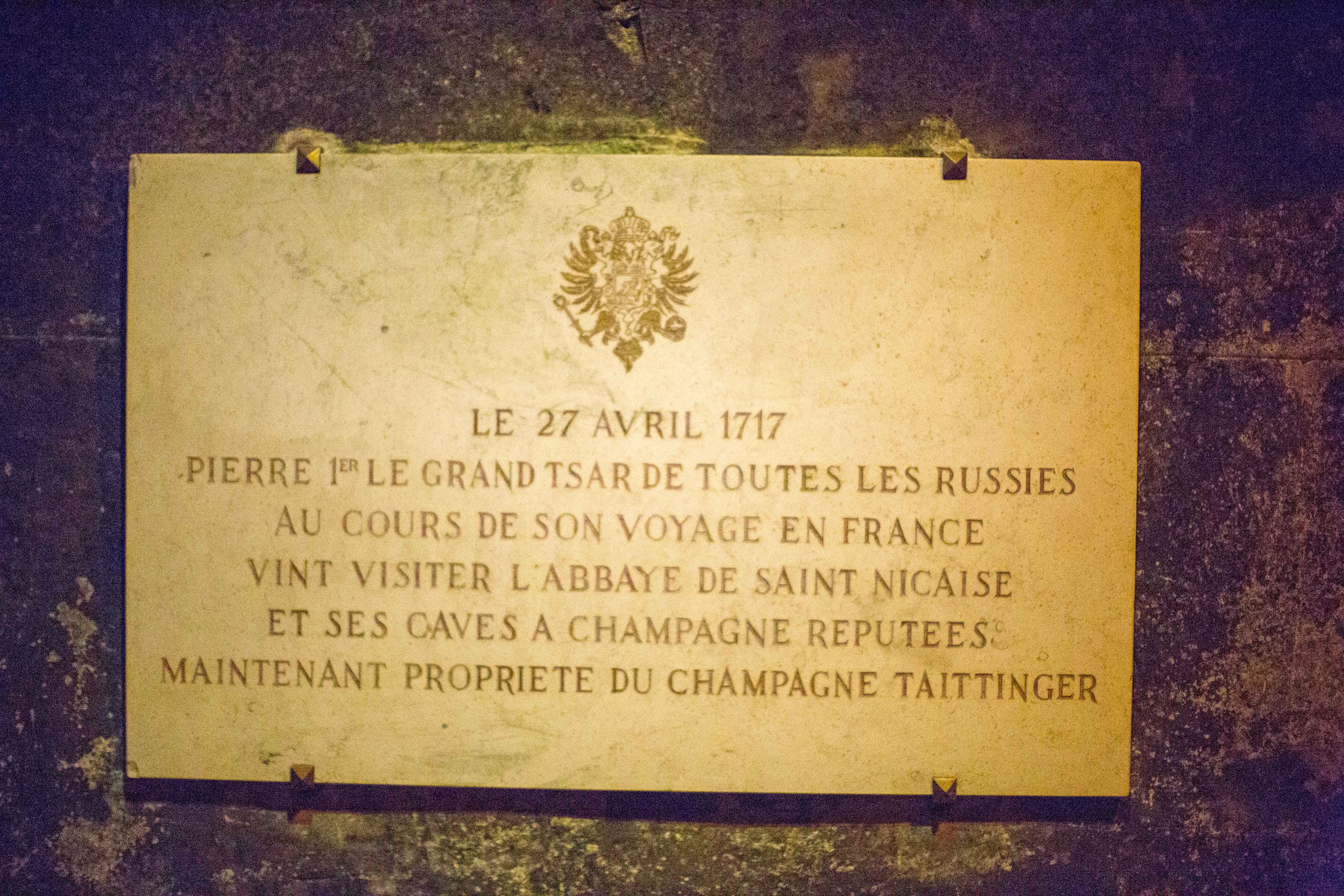 Taittinger cellars